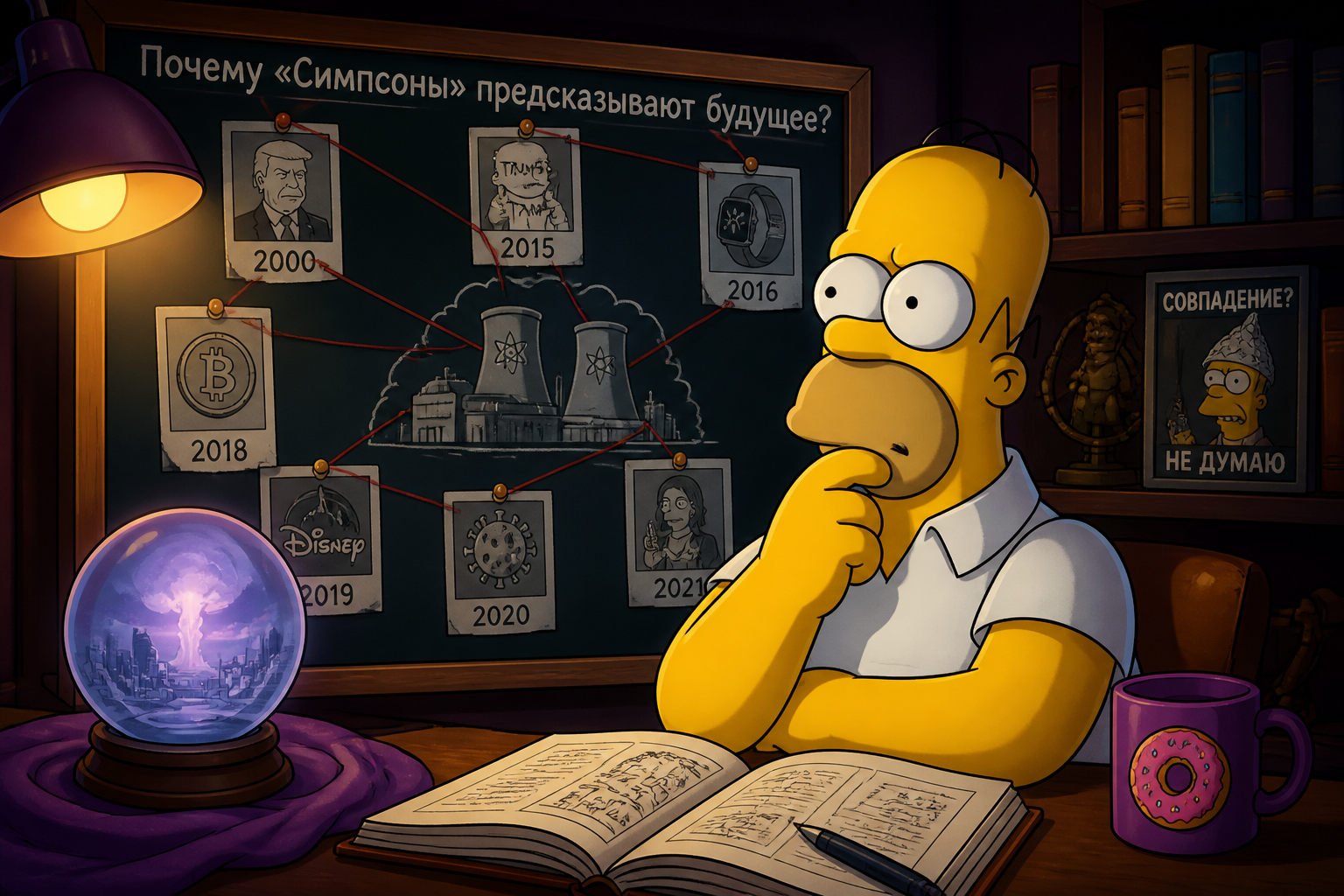 Почему мультик вообще «угадывает» — иллюстрация к статье «симпсоны предсказания»
