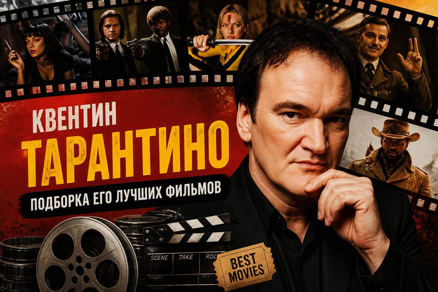 Квентин Тарантино подборка его лучших фильмов — иллюстрация к статье «Квентин Тарантино подборка его лучших фильмов»