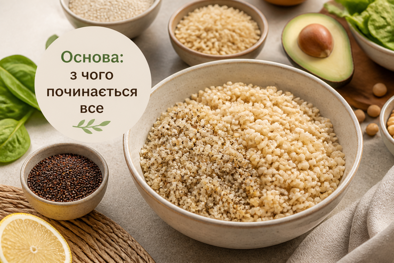 Основа: з чого починається все — иллюстрация к статье «как собрать полезный и вкусный боул»