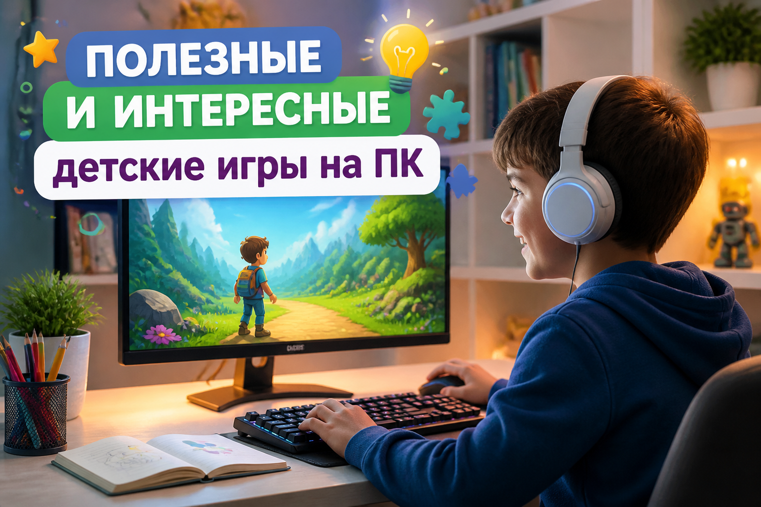 полезные и интересные детские игры на пк — иллюстрация к статье «полезные и интересные детские игры на пк»