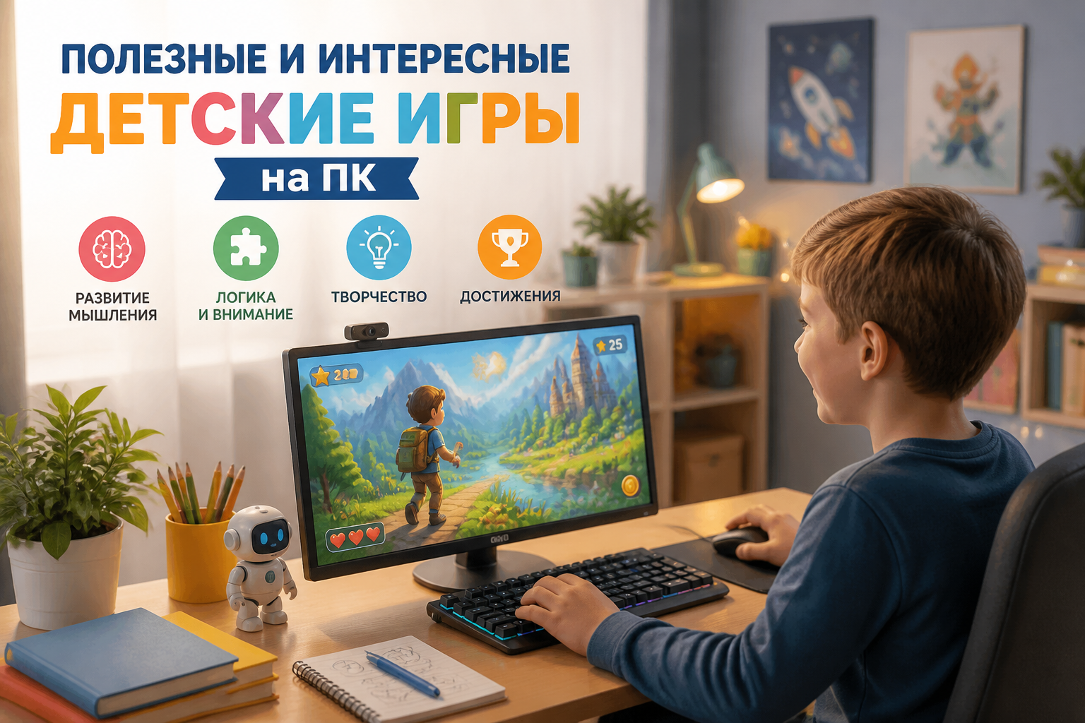 полезные и интересные детские игры на пк — иллюстрация к статье «полезные и интересные детские игры на пк»