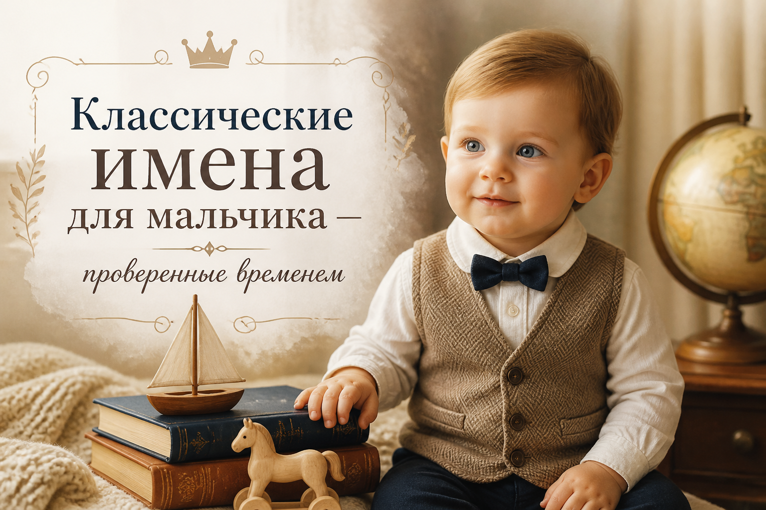 Классические имена для мальчика — проверенные временем — иллюстрация к статье «150 идей имен для мальчика 2026»