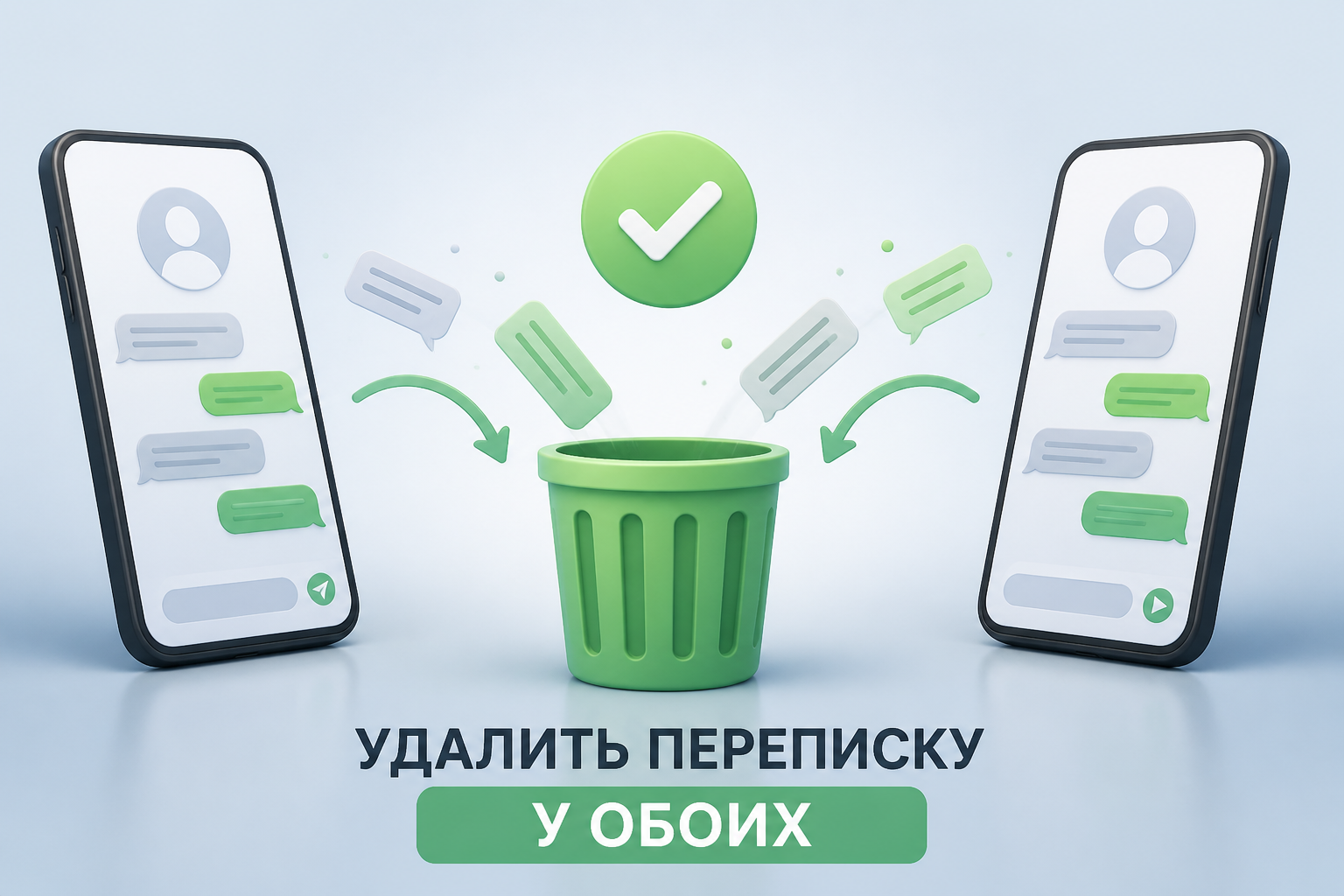 как удалить переписку в мессенджере у обоих — иллюстрация к статье «как удалить переписку в мессенджере у обоих»