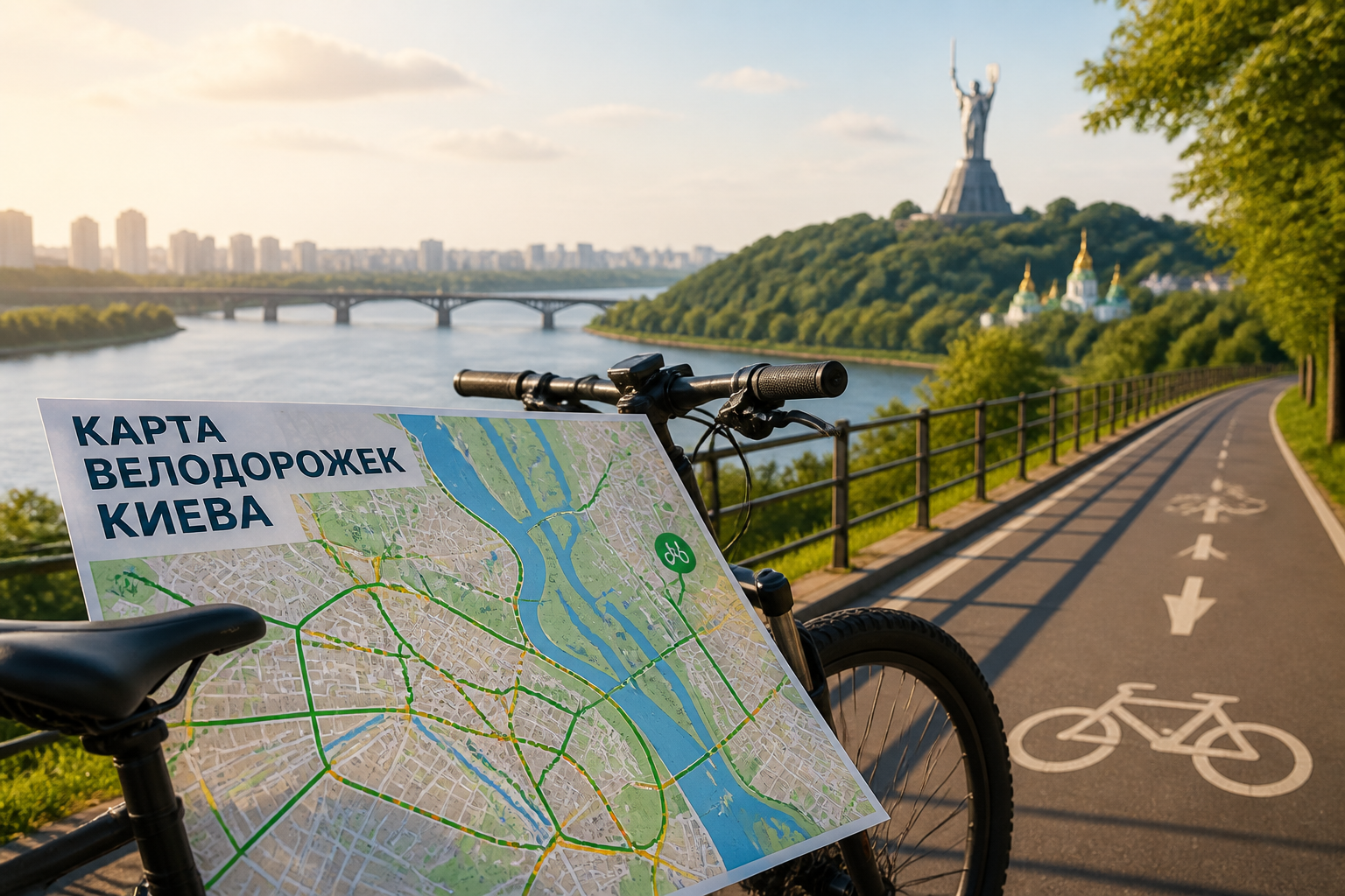 карта велодорожек киева — иллюстрация к статье «карта велодорожек киева»