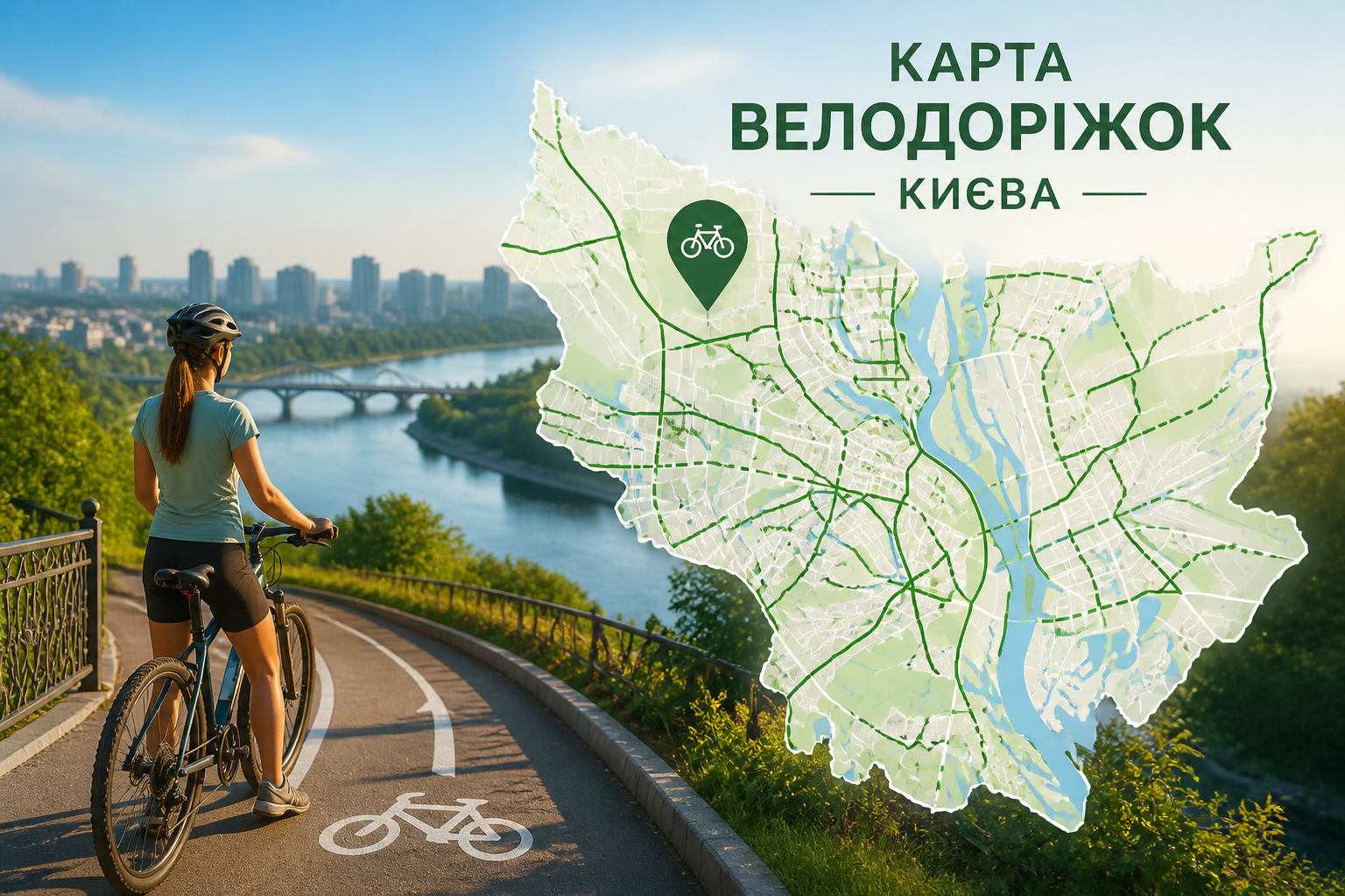 карта велодорожек киева — иллюстрация к статье «карта велодорожек киева»