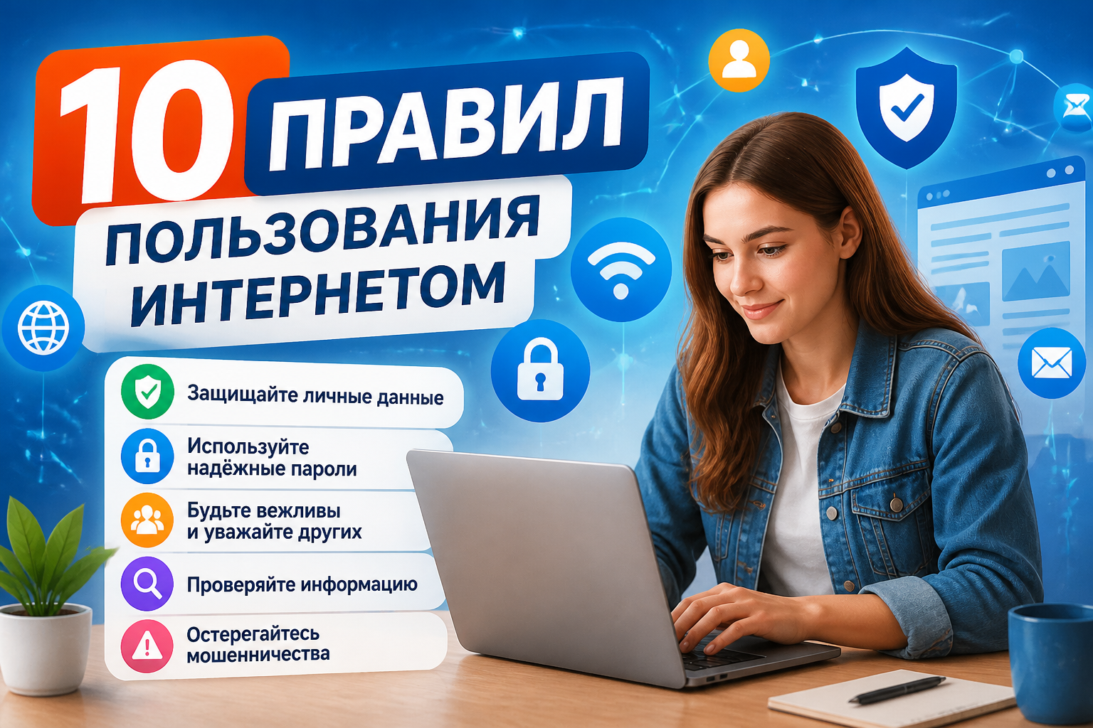 10 правил пользования интернетом: безопасность в сети