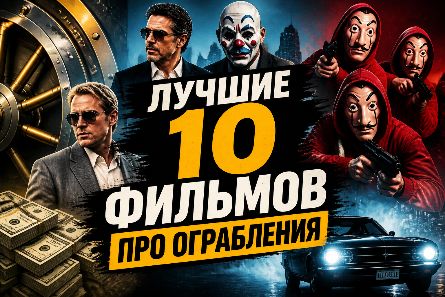 Лучшие 10 фильмов про ограбления: топ для киномана