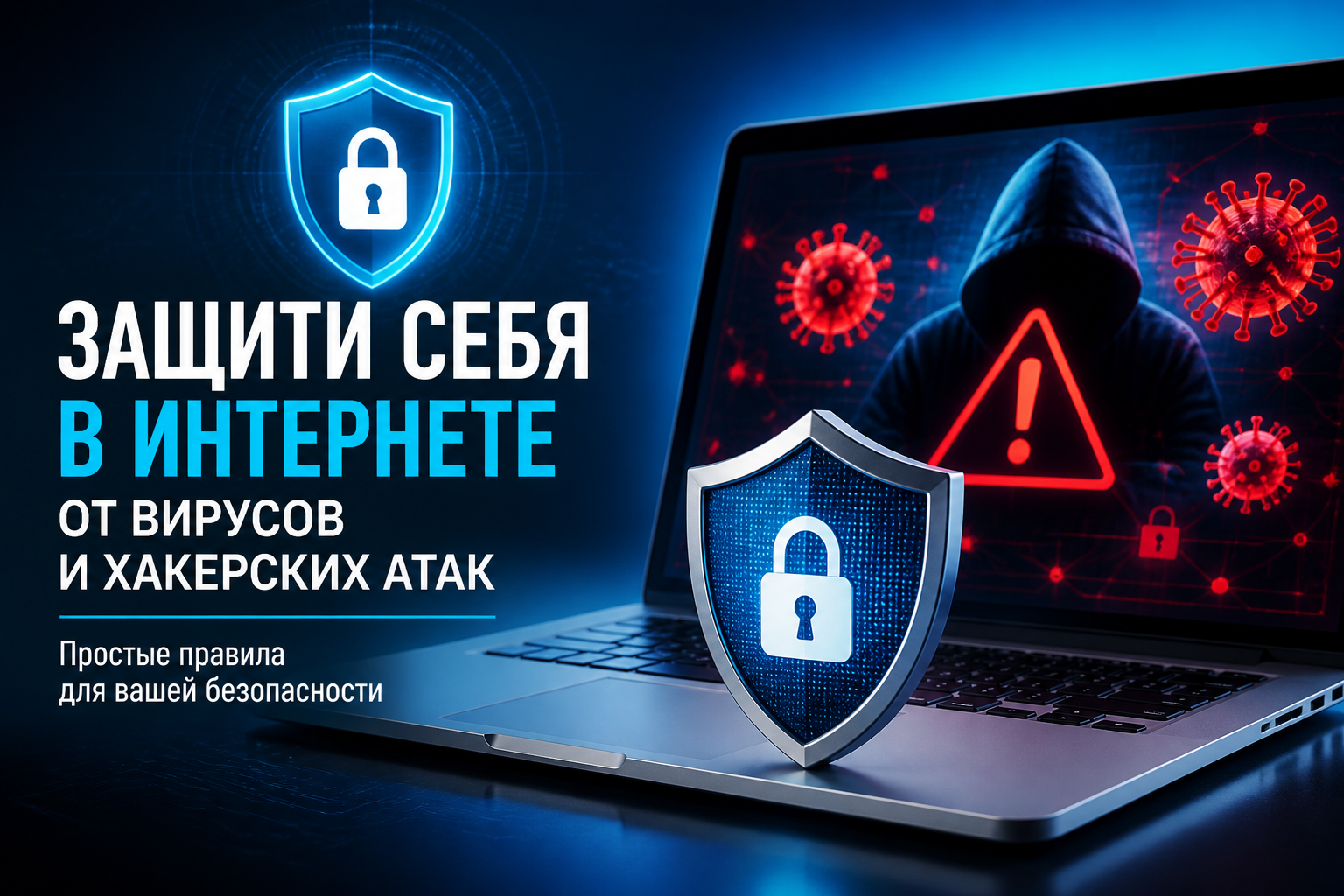 Как защититься от вирусов и хакеров в интернете