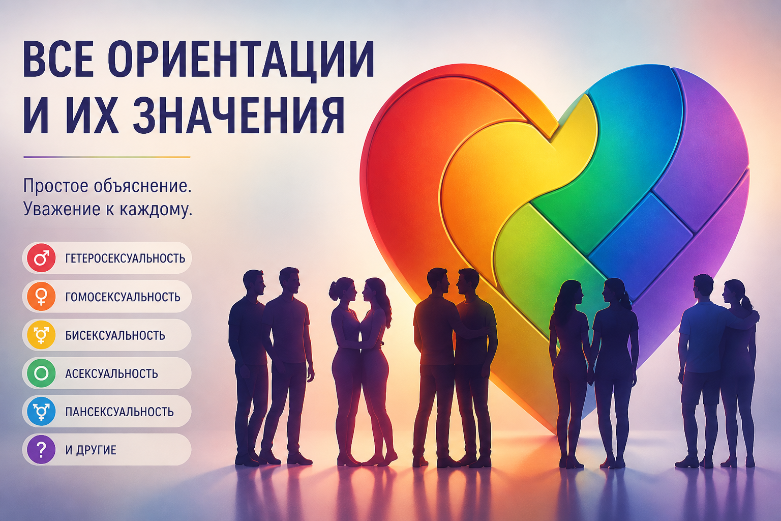 Все сексуальные ориентации и их значения
