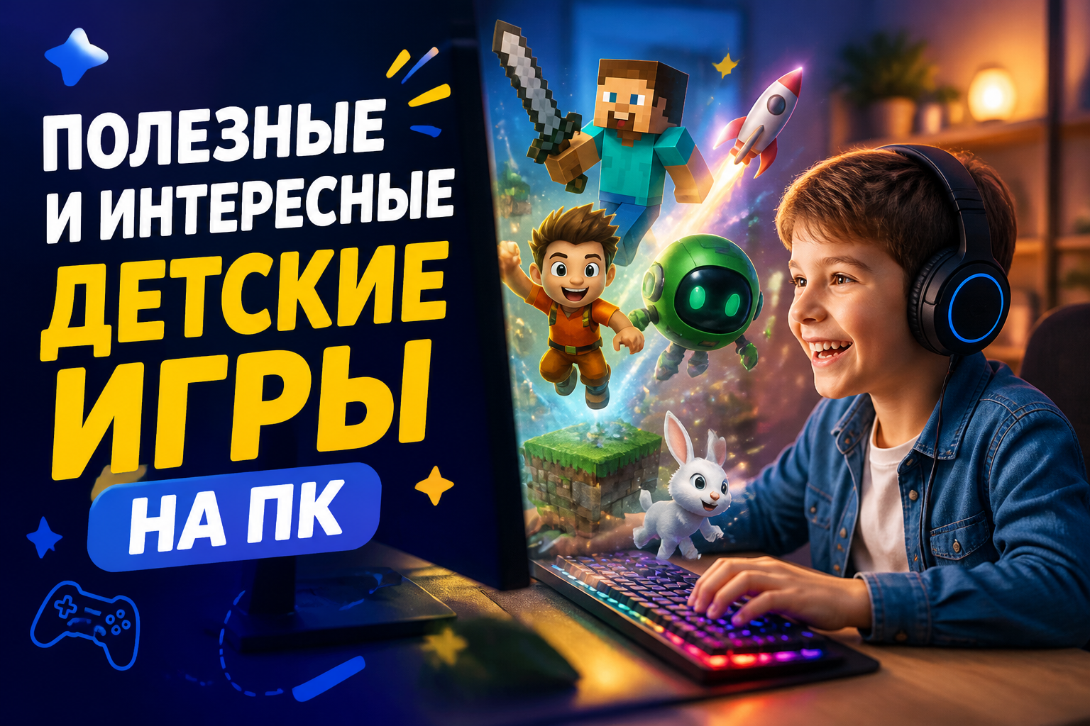 Полезные детские игры на ПК: 10 вариантов для вашего ребенка