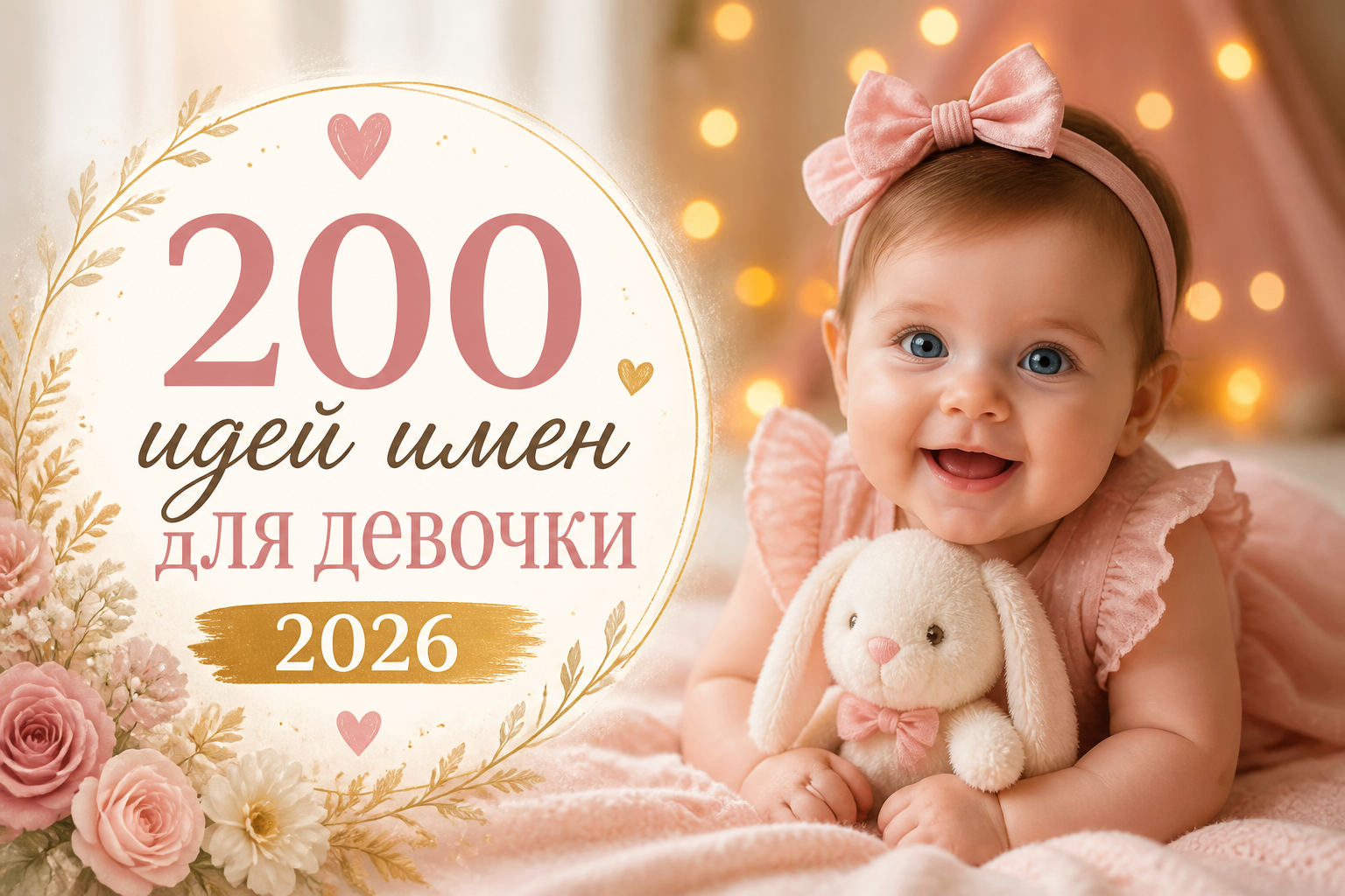 200 красивых имён для девочки: популярные и необычные варианты 2026