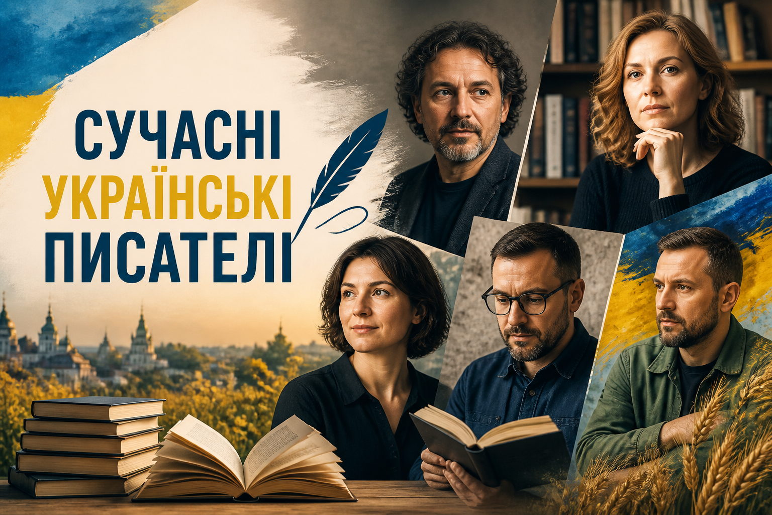 Сучасні українські письменники: кого читати у 2026