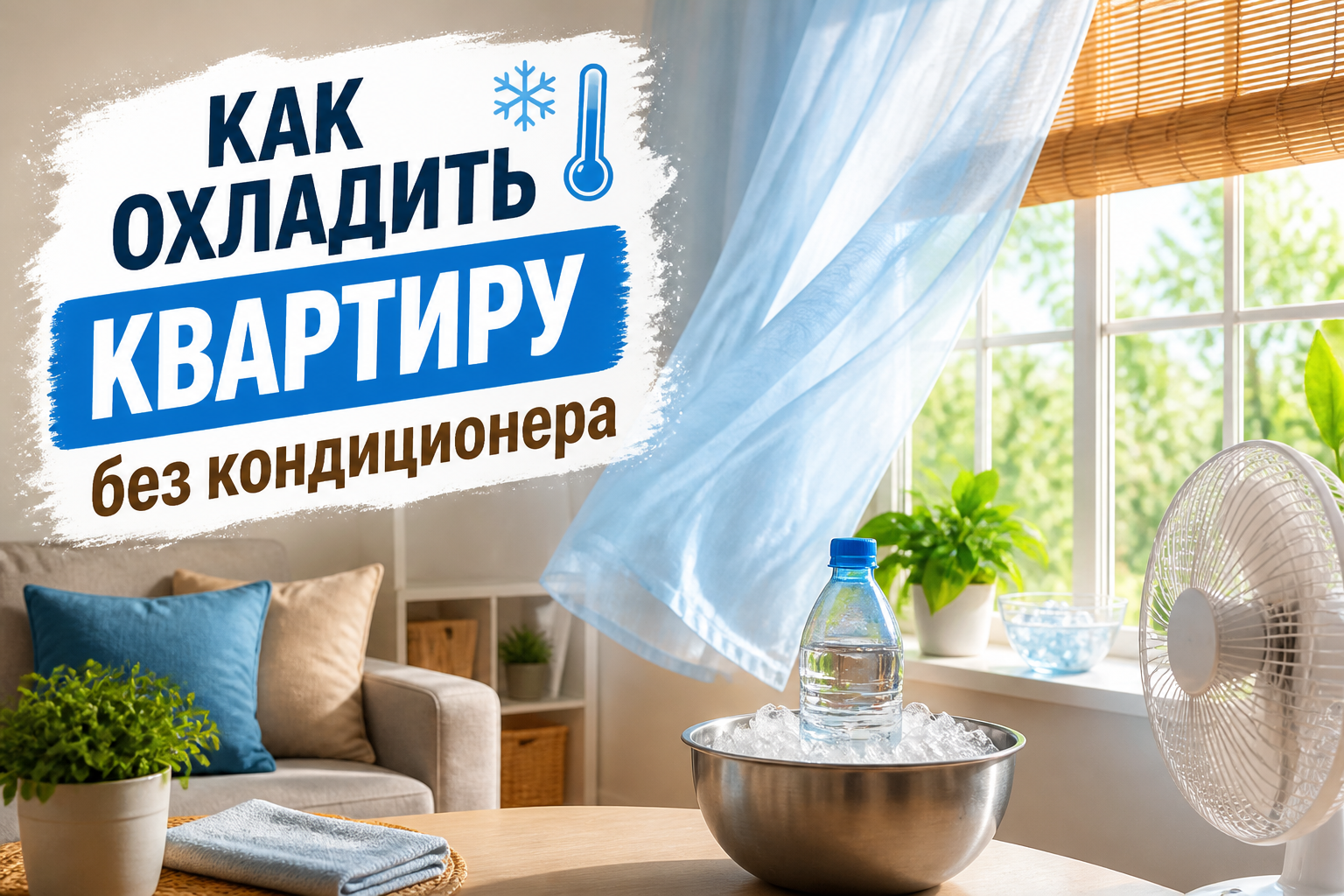 Как охладить квартиру без кондиционера: рабочие способы